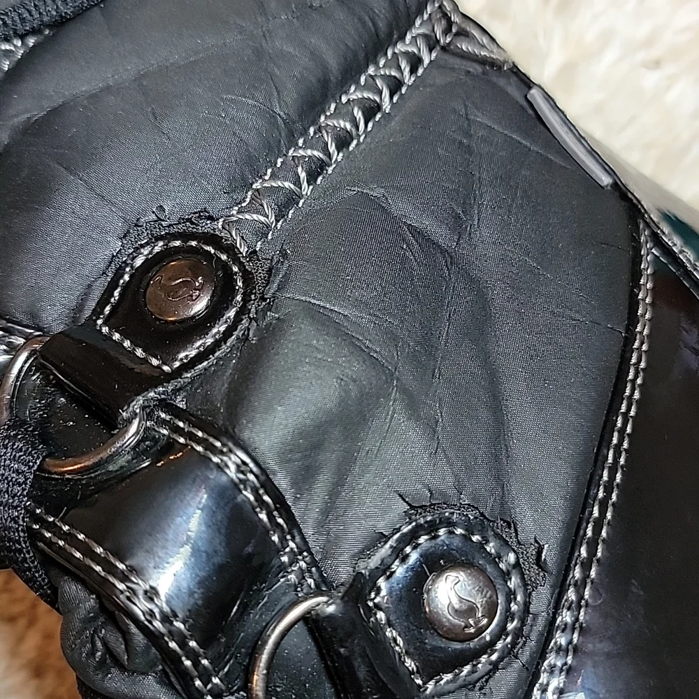 Sporto sz9 Ivy Black Waterproof Fur Lined Lace Up Booots